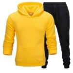Plan Yellow Tracksuit with Black Trouser