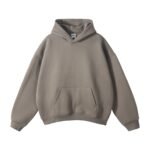 Streetwear Unisex Oversized Coffee Fleece Hoodie