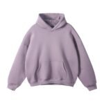 Streetwear Unisex Oversized Parpel Fleece Hoodie