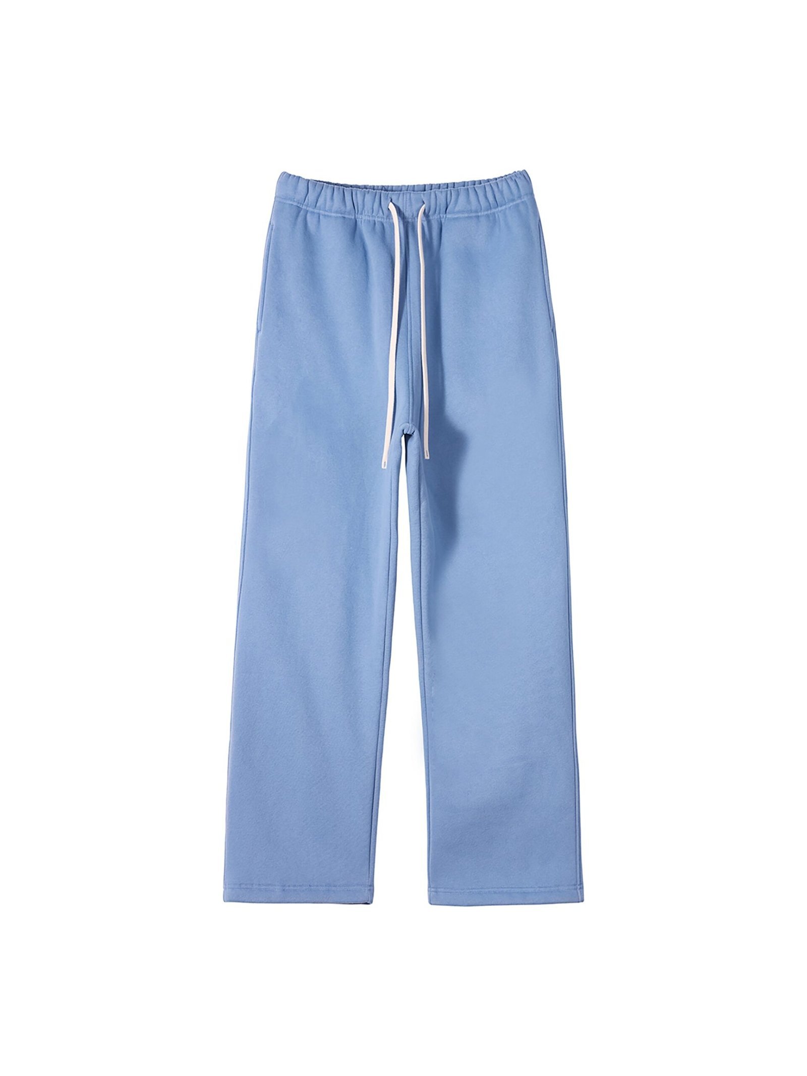 Unisex-Sky-Blue-Straight-Sweatpants-scaled-1.jpg Unisex Sky Blue Straight Sweatpants - Image 1