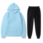 Skyblue and Black Tracksuit